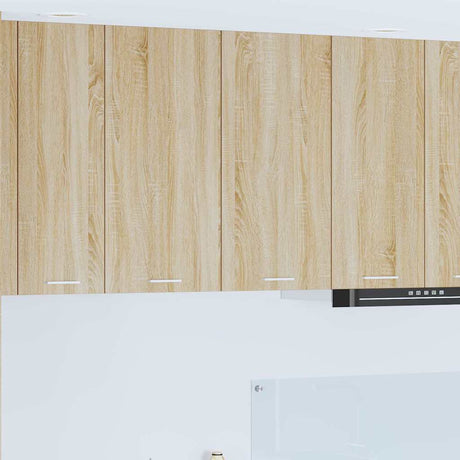 Vidaxl hangkast sonoma eiken 80 x 31 x 80 cm bewerkt hout