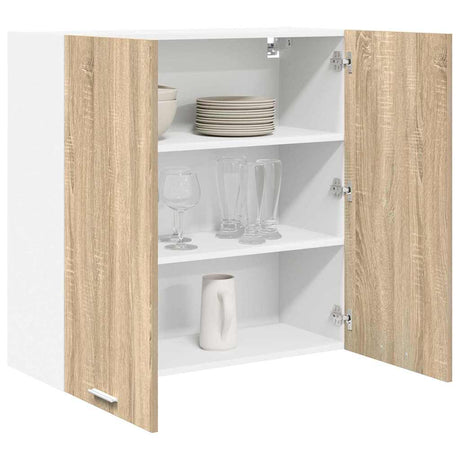 Vidaxl hangkast sonoma eiken 80 x 31 x 80 cm bewerkt hout
