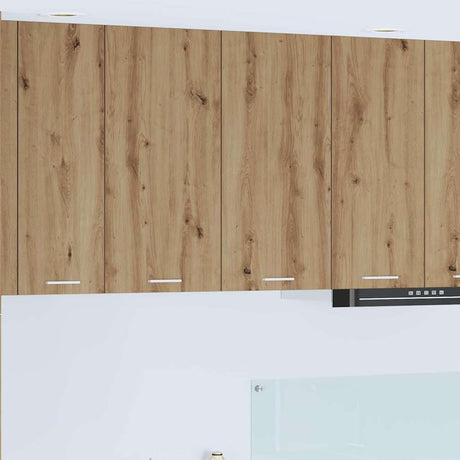 Vidaxl hangkast artisan eiken 80 x 31 x 80 cm bewerkt hout