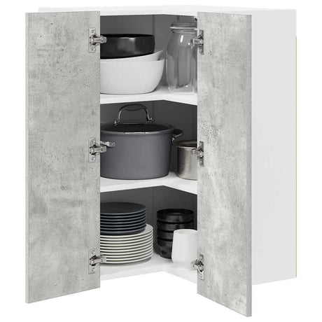 Vidaxl hangkast beton grijs en wit 57 x 57 x 80 cm bewerkt hout