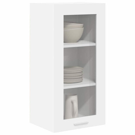 Vidaxl hangkast 2 st wit bewerkt hout