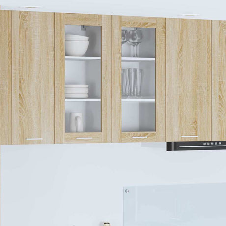 Vidaxl hangkast sonoma eiken 40 x 31 x 80 cm bewerkt hout