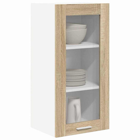 Vidaxl hangkast sonoma eiken 40 x 31 x 80 cm bewerkt hout