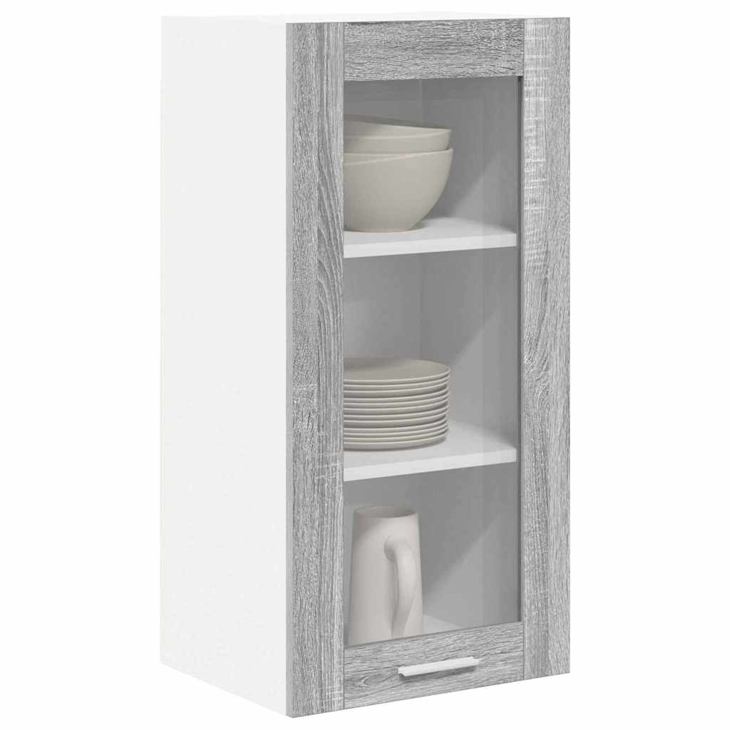 Vidaxl hangkast grijs sonoma 40 x 31 x 80 cm bewerkt hout