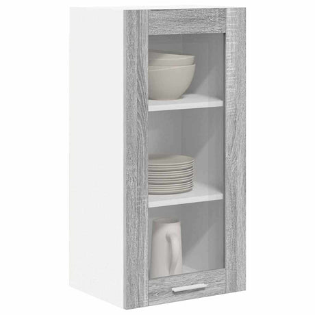 Vidaxl hangkast grijs sonoma 40 x 31 x 80 cm bewerkt hout