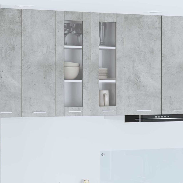 Vidaxl hangkast beton grijs 60 x 31 x 80 cm bewerkt hout