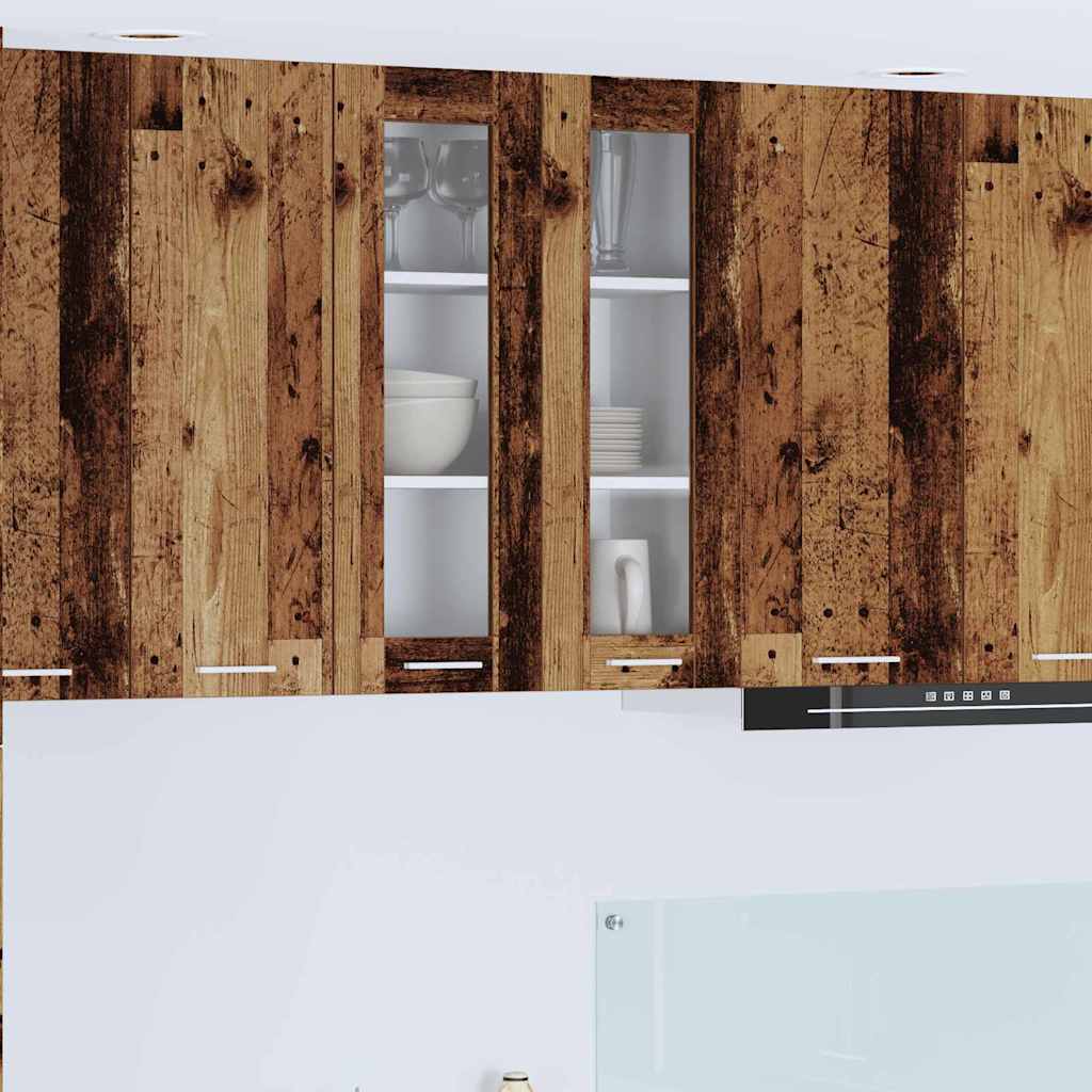 Vidaxl hangkast oudhout 60 x 31 x 80 cm bewerkt hout