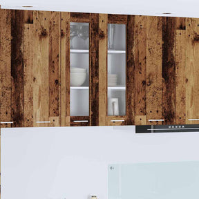 Vidaxl hangkast oudhout 60 x 31 x 80 cm bewerkt hout