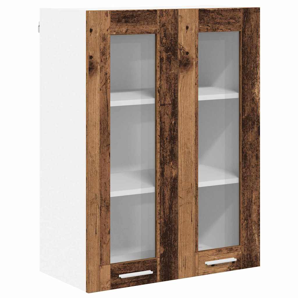 Vidaxl hangkast oudhout 60 x 31 x 80 cm bewerkt hout