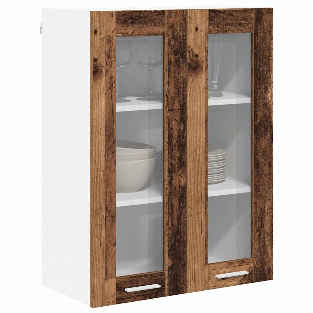 Vidaxl hangkast oudhout 60 x 31 x 80 cm bewerkt hout