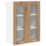 Vidaxl hangkast artisan eiken 60 x 31 x 80 cm bewerkt hout