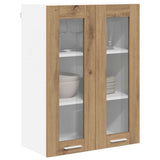 Vidaxl hangkast artisan eiken 60 x 31 x 80 cm bewerkt hout