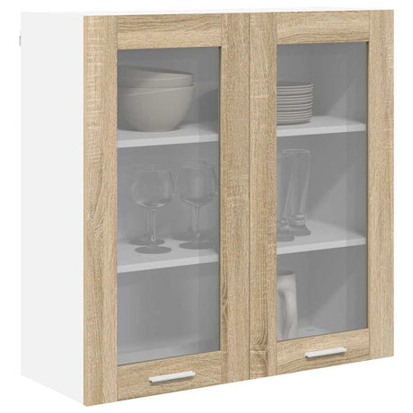 Vidaxl hangkast sonoma eiken 80 x 31 x 80 cm bewerkt hout