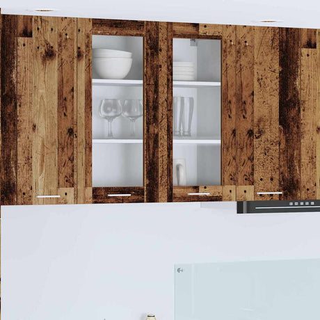 Vidaxl hangkast oudhout 80 x 31 x 80 cm bewerkt hout