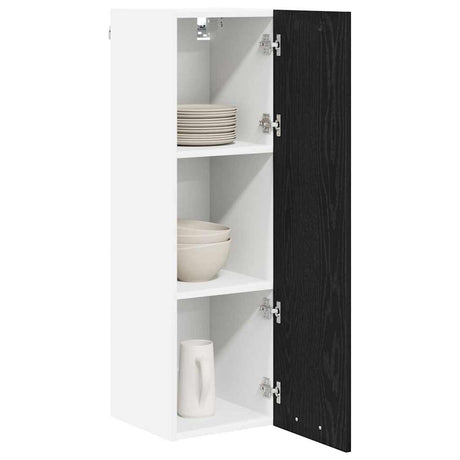 Vidaxl hangkast zwart eiken 30 x 31 x 100 cm bewerkt hout