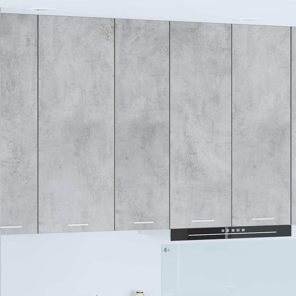 Vidaxl hangkast beton grijs 30 x 31 x 100 cm bewerkt hout