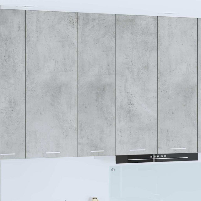 Vidaxl hangkast beton grijs 30 x 31 x 100 cm bewerkt hout