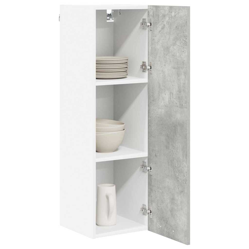 Vidaxl hangkast beton grijs 30 x 31 x 100 cm bewerkt hout