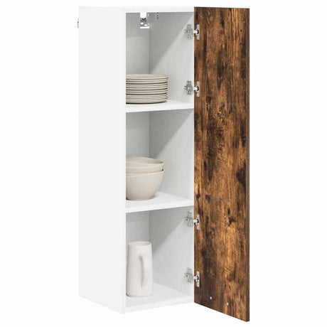 Vidaxl hangkast gerookt eiken 30 x 31 x 100 cm bewerkt hout