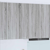Vidaxl hangkast grijs sonoma 30 x 31 x 100 cm bewerkt hout