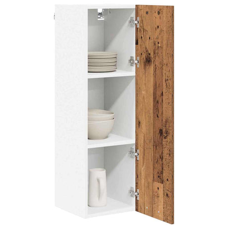 Vidaxl hangkast oudhout 30 x 31 x 100 cm bewerkt hout