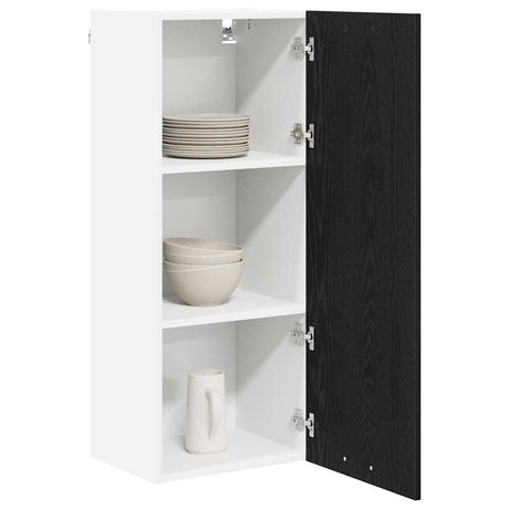 Vidaxl hangkast zwart eiken 40 x 31 x 100 cm bewerkt hout