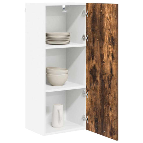 Vidaxl hangkast gerookt eiken 40 x 31 x 100 cm bewerkt hout