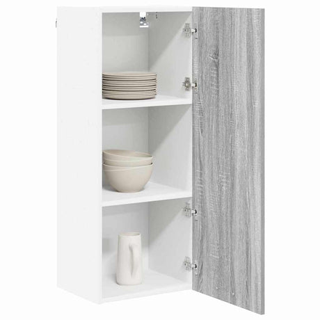 Vidaxl hangkast grijs sonoma 40 x 31 x 100 cm bewerkt hout