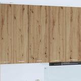 Vidaxl hangkast artisan eiken 40 x 31 x 100 cm bewerkt hout