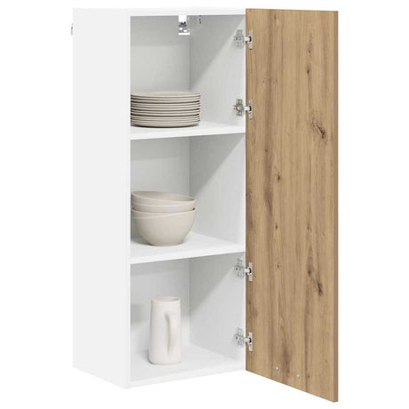 Vidaxl hangkast artisan eiken 40 x 31 x 100 cm bewerkt hout