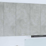 Vidaxl hangkast beton grijs en wit 50 x 31 x 100 cm bewerkt hout