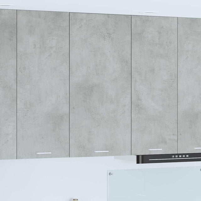 Vidaxl hangkast beton grijs en wit 50 x 31 x 100 cm bewerkt hout