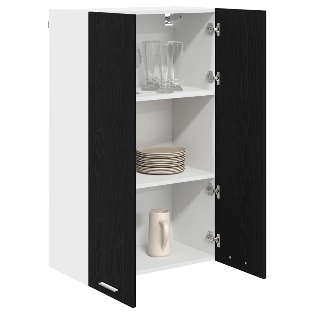Vidaxl hangkast zwart eiken 60 x 31 x 100 cm bewerkt hout