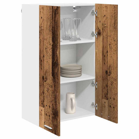 Vidaxl hangkast oudhout 60 x 31 x 100 cm bewerkt hout