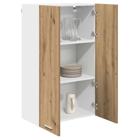 Vidaxl hangkast artisan eiken 60 x 31 x 100 cm bewerkt hout