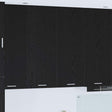 Vidaxl hangkast zwart eiken 80 x 31 x 100 cm bewerkt hout