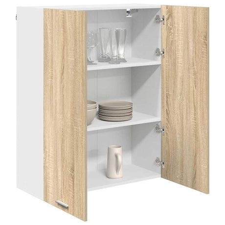 Vidaxl hangkast sonoma eiken 80 x 31 x 100 cm bewerkt hout