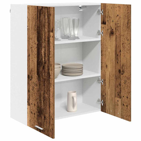 Vidaxl hangkast oudhout 80 x 31 x 100 cm bewerkt hout