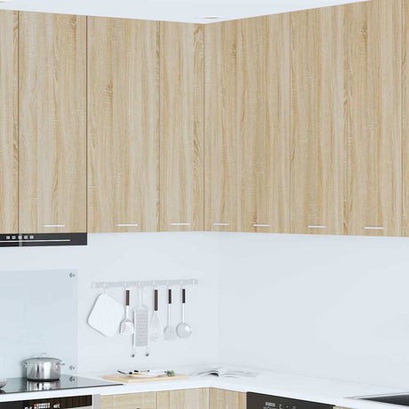 Vidaxl hangkast sonoma eik en wit 57 x 57 x 100 cm bewerkt hout