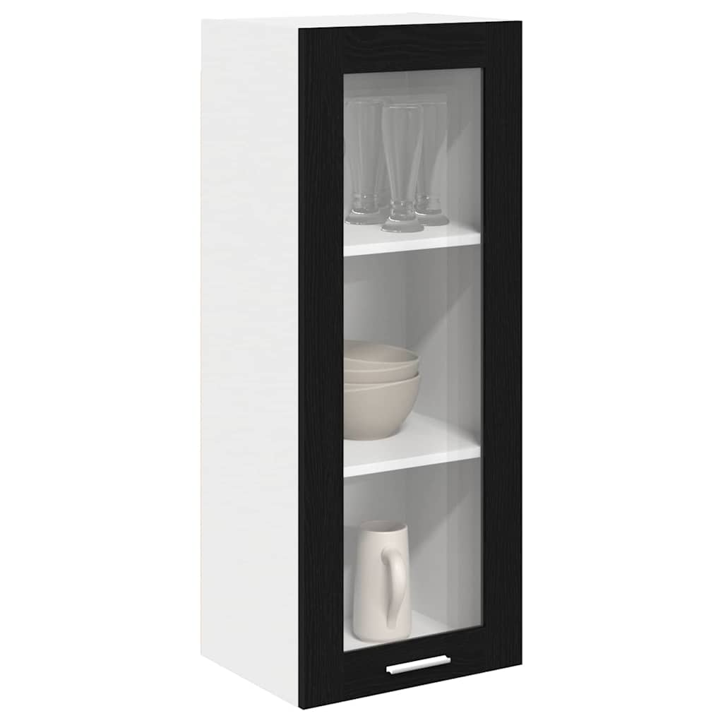 Vidaxl hangkast zwart eiken 40 x 31 x 100 cm bewerkt hout