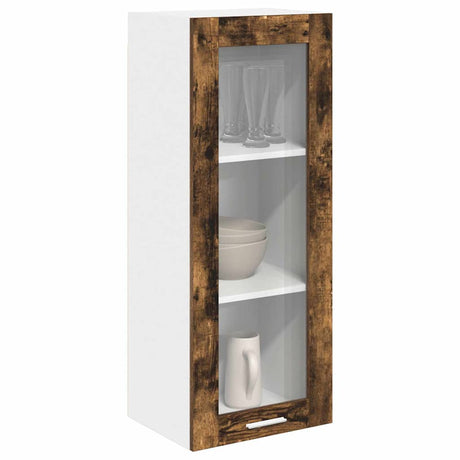 Vidaxl hangkast gerookt eiken 40 x 31 x 100 cm bewerkt hout