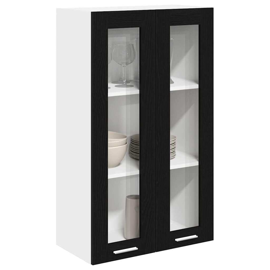 Vidaxl hangkast zwart eiken 60 x 31 x 100 cm bewerkt hout