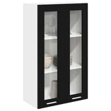Vidaxl hangkast zwart eiken 60 x 31 x 100 cm bewerkt hout