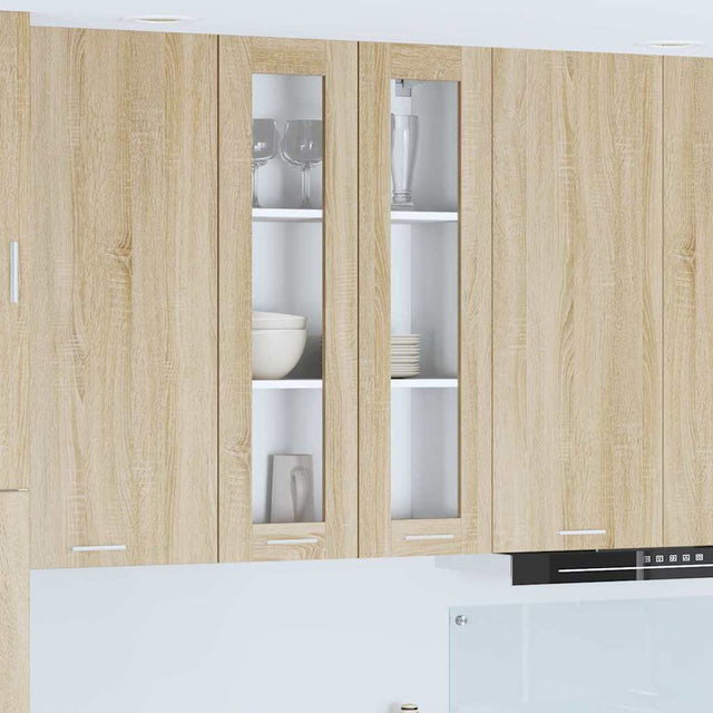 Vidaxl hangkast sonoma eiken 60 x 31 x 100 cm bewerkt hout