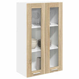 Vidaxl hangkast sonoma eiken 60 x 31 x 100 cm bewerkt hout