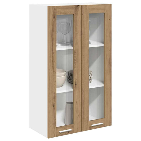 Vidaxl hangkast artisan eiken 60 x 31 x 100 cm bewerkt hout