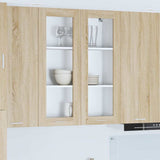 Vidaxl hangkast sonoma eiken 80 x 31 x 100 cm bewerkt hout