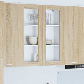 Vidaxl hangkast sonoma eiken 80 x 31 x 100 cm bewerkt hout