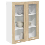 Vidaxl hangkast sonoma eiken 80 x 31 x 100 cm bewerkt hout