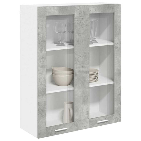Vidaxl hangkast beton grijs 80 x 31 x 100 cm bewerkt hout